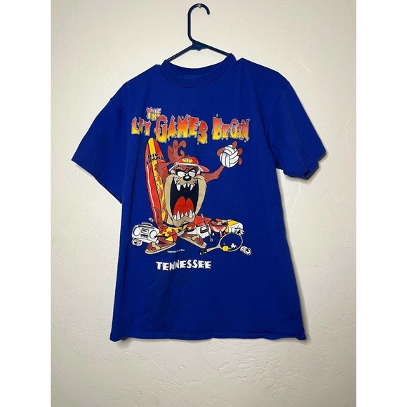 Warner Bros. | Shirts | Vintage 9s Looney Tunes Tasmanian Devil Tshirt